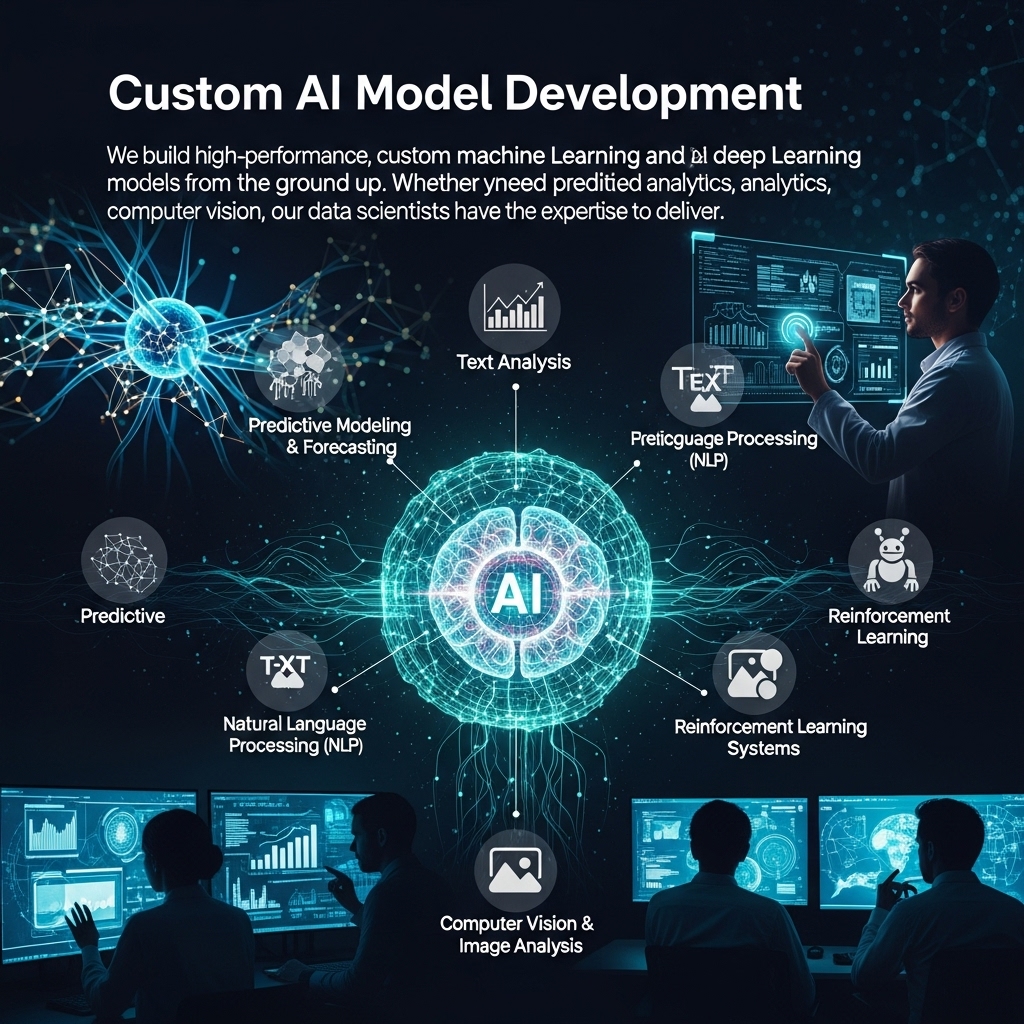 Abstract visualization of a neural network